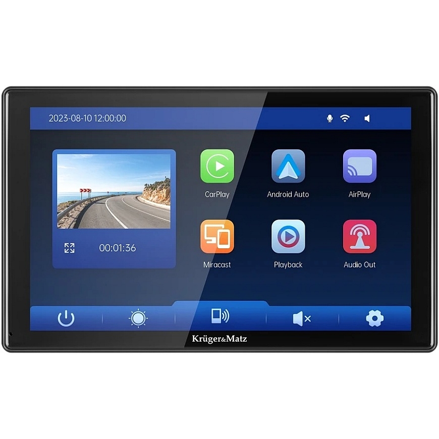Krüger&Matz Automagnetola 9 collu Android Auto