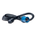 APC C19/IEC309 2.5m Melns 2,5 m C19 uzmava APC C19/IEC309 2.5m Melns 2,5 m C19 uzmava