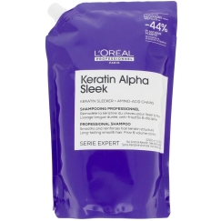 L'Oreal KERATIN ALPHA SLEEK Šampoon recharge 1000 ml