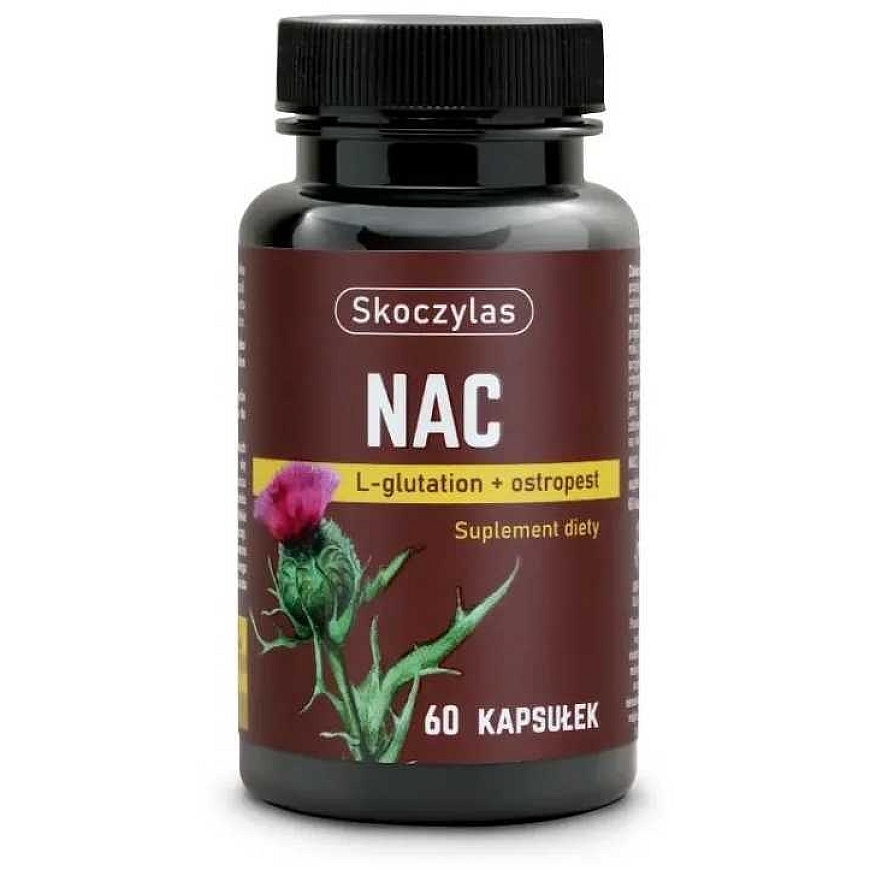 Skoczylas NAC uztura bagātinātājs, 60 kapsulas