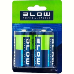 BLOW SUPER ŠARMINĖS R20/D baterijos, 2 vnt.