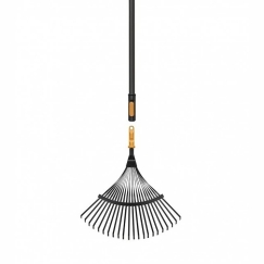 Fiskars OneClick metalline, ventilaatorilaadne lehtede riider + vars L