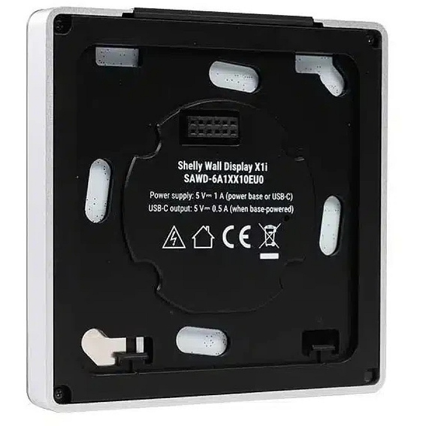 Shelly Wall Screen X1i Silver – smart 4″ wall control screen – 3