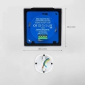 Shelly Wall Screen X1i Silver – smart 4″ wall control screen Shelly Wall Screen X1i Silver – smart 4″ wall control screen