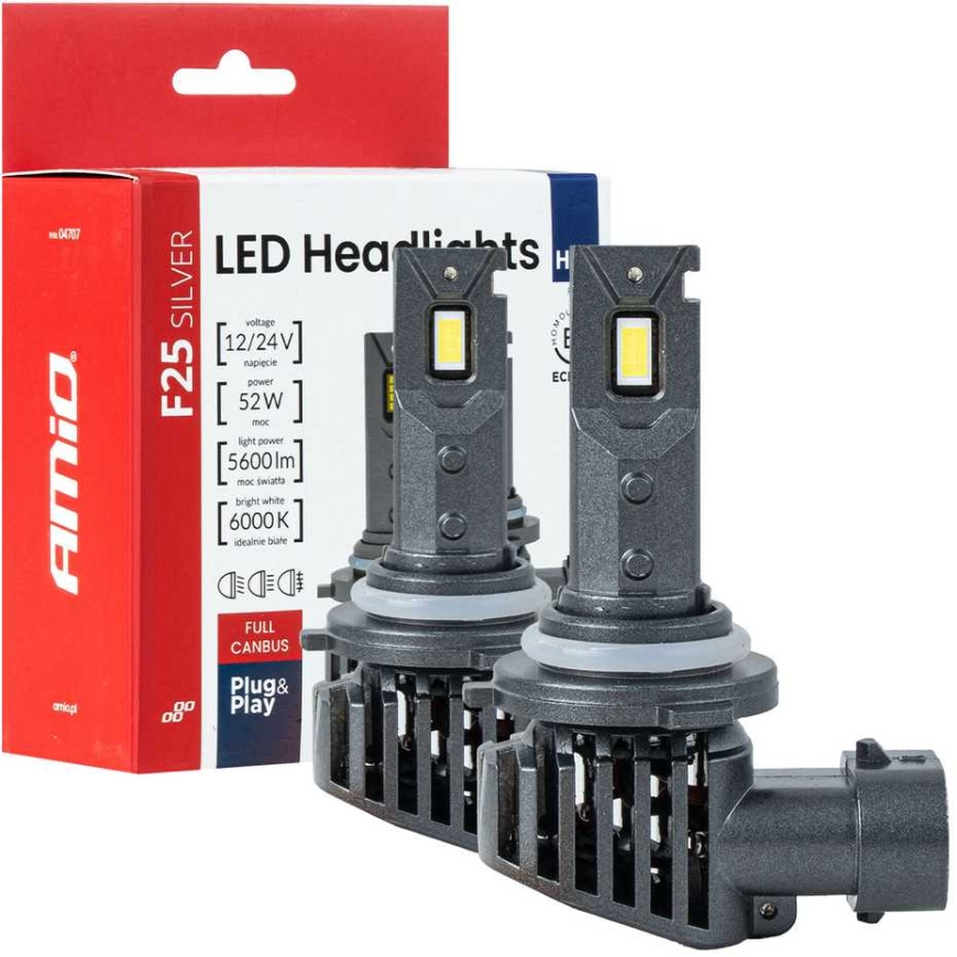 AMiO LED spuldzes F25 Sudraba FULL