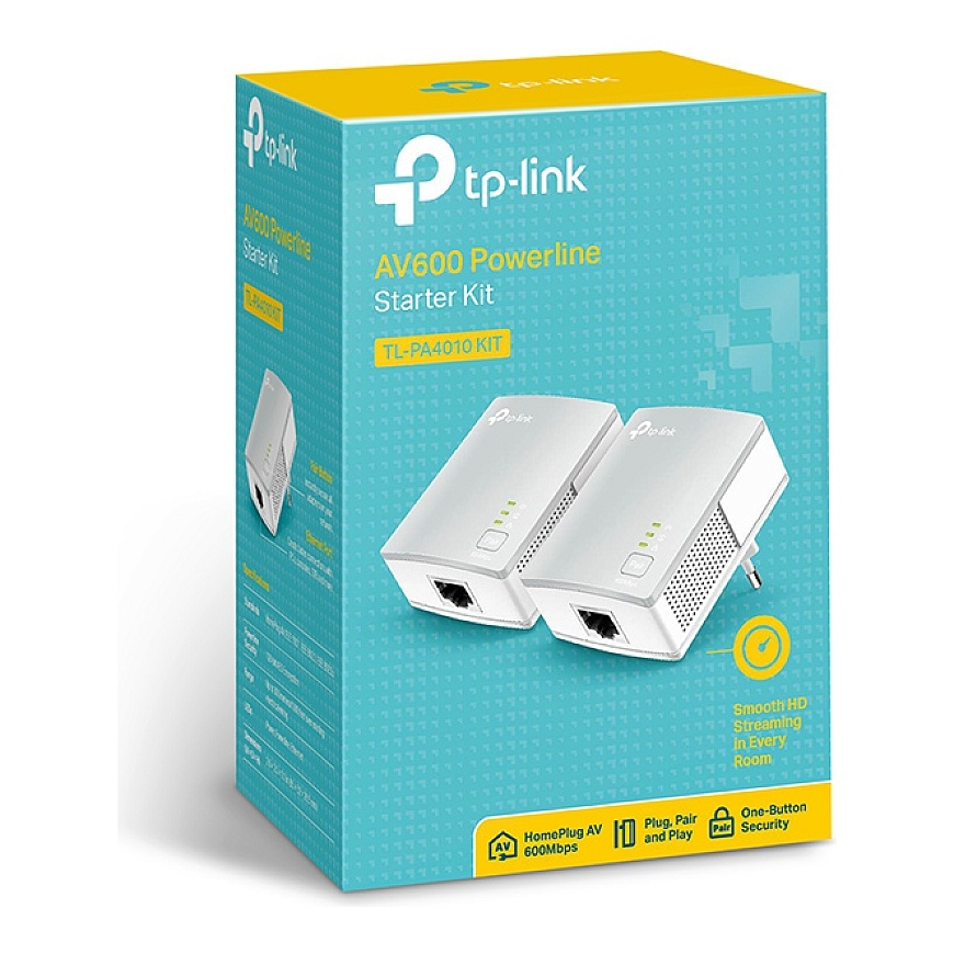 TP-Link TL-PA4010KIT 600 Mbit/s Ethernet LAN White 2 pc(s) – 2