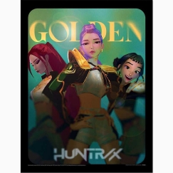 Pyramid KPop Demon Hunters Golden Framed Print