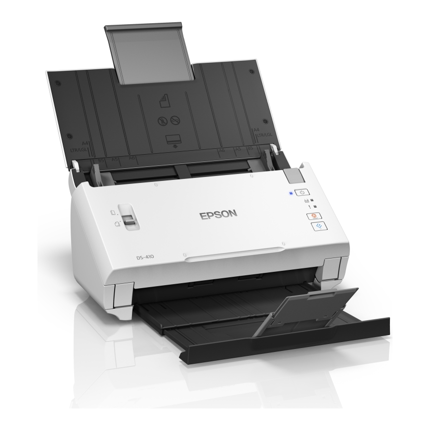 Epson WorkForce DS-410 Sheet-fed skaitytuvas 600 x 600 DPI A4 Juoda, Balta – 4