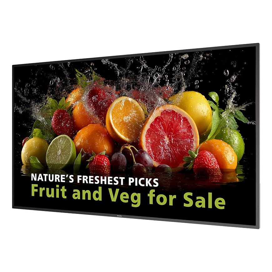 Philips 5000 series 75BDL5050D/00 Signage Display 190.5 cm (75") LCD Wi-Fi 600 cd/m² Full HD Black Built-in processor Android