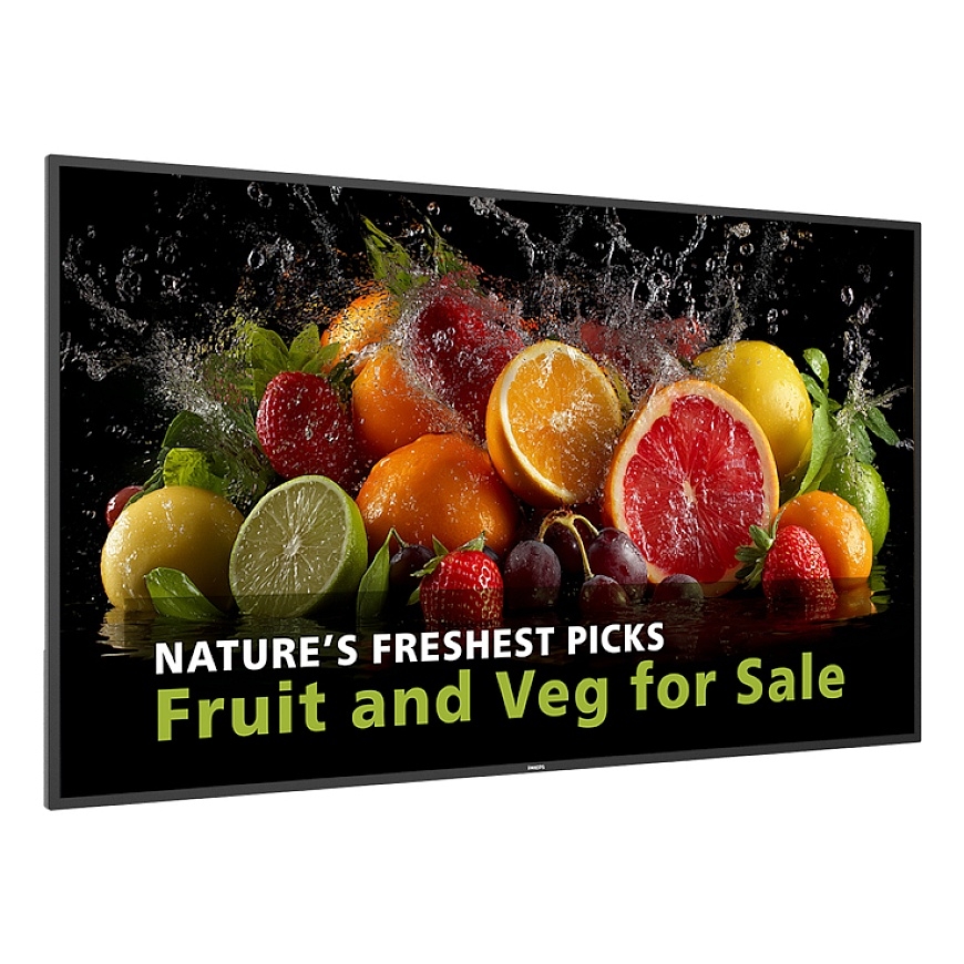 Philips 5000 series 75BDL5050D/00 Signage Display 190.5 cm (75") LCD Wi-Fi 600 cd/m² Full HD Black Built-in processor Android – 2