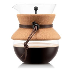 Bodum Coffee Maker with Permanent Filter Pour Over 500 ml Cork