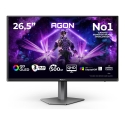 AOC AGON PRO AG276QKD2 kompiuterio monitorius 67,3 cm (26.5") 2560 x 1440 pikseliai Quad HD QD-OLED Juoda, Pilka AOC AGON PRO AG276QKD2 kompiuterio monitorius 67,3 cm (26.5") 2560 x 1440 pikseliai Quad HD QD-OLED Juoda, Pilka