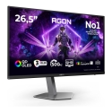 AOC AGON PRO AG276QKD2 монитор для ПК 67,3 cm (26.5") 2560 x 1440 пикселей Quad HD QD-OLED Черный, Серый