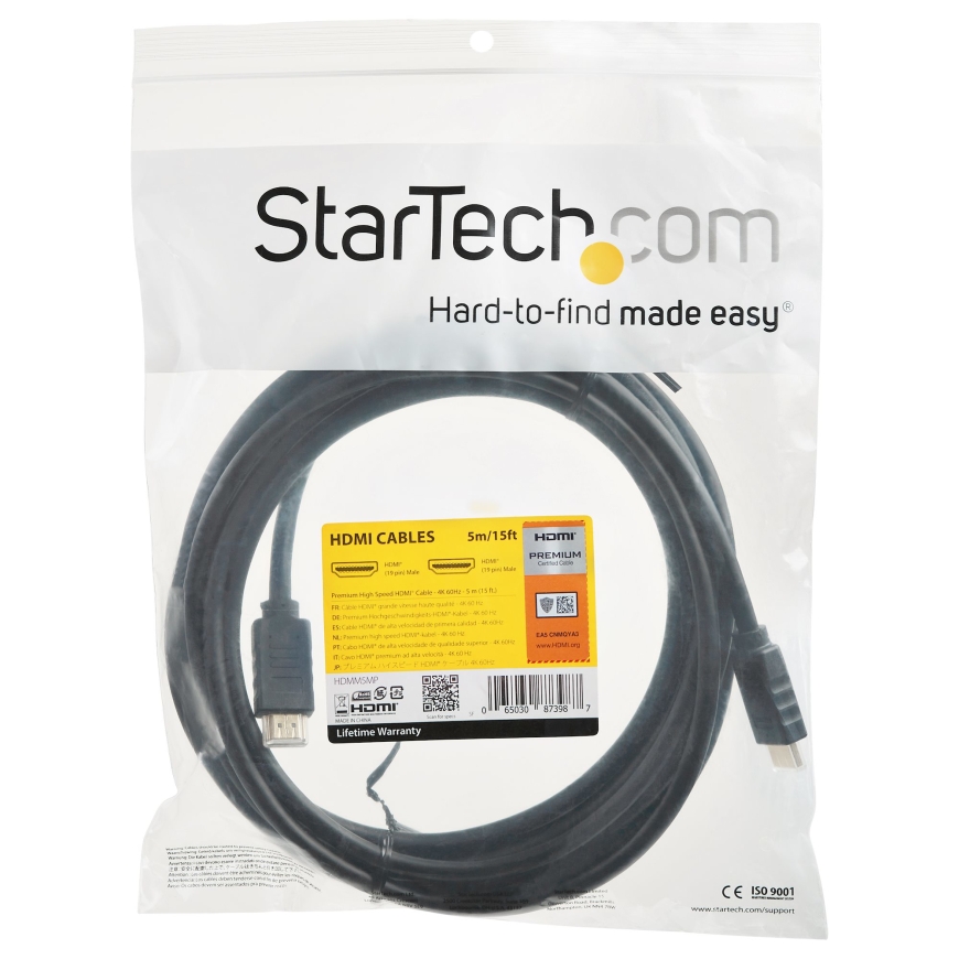 StarTech.com HDMM5MP HDMI-kaabel 5 m HDMI tüüp A (Standard) Must – 3
