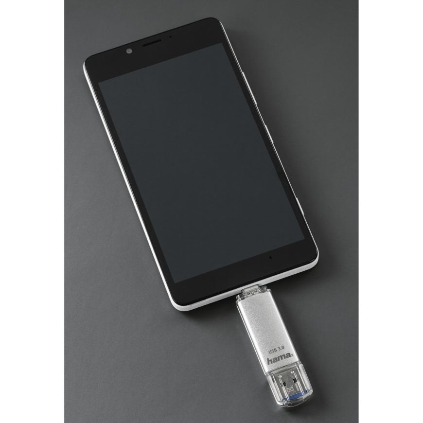 Hama C-Laeta USB flash drive 64 GB USB Type-A / USB Type-C 3.2 Gen 1 (3.1 Gen 1) Silver – 4