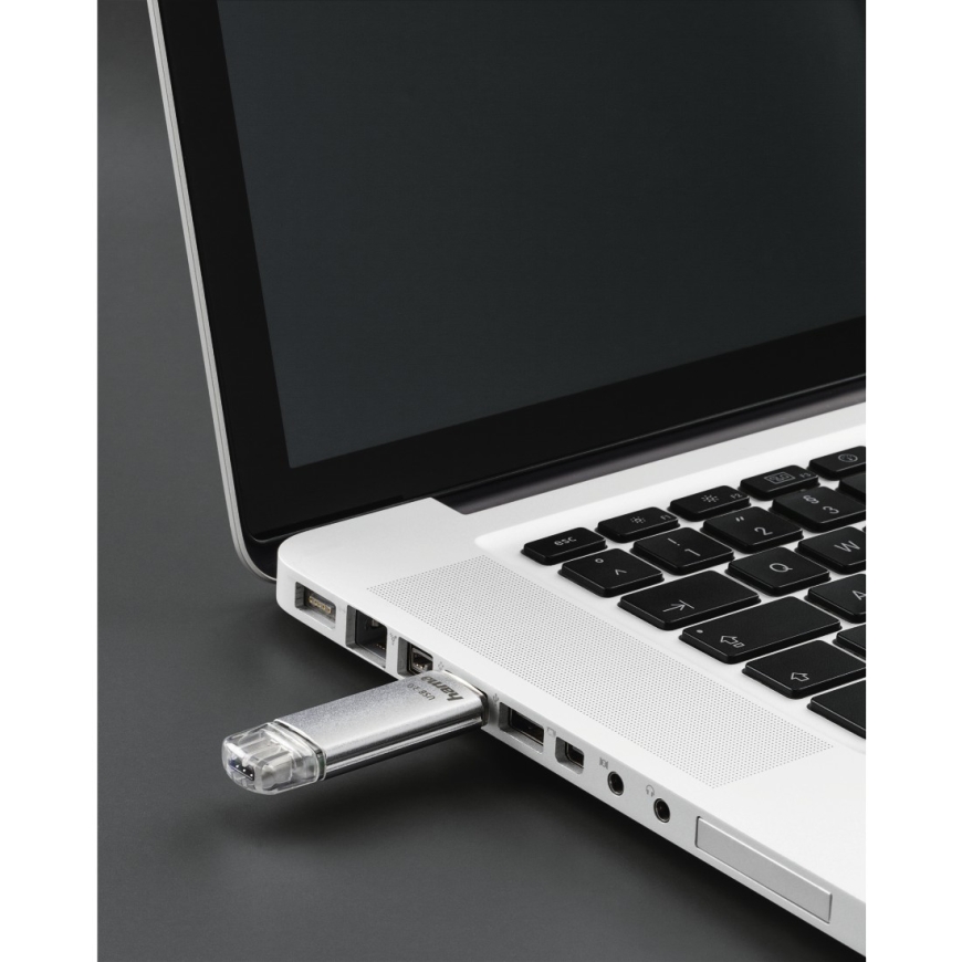Hama C-Laeta USB flash drive 64 GB USB Type-A / USB Type-C 3.2 Gen 1 (3.1 Gen 1) Silver – 5