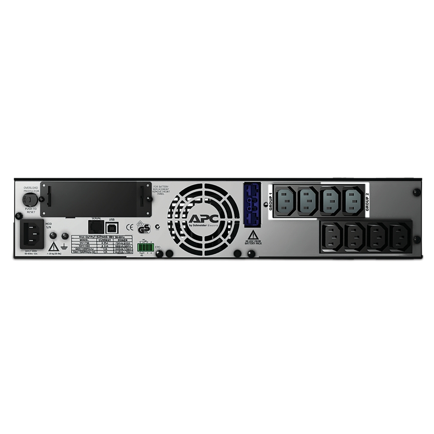 APC Smart-UPS X SMX1000I - 1000VA, 8x C13 output, USB, expandable runtime – 2