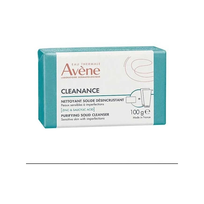 Avene Cleanance valomasis veido muilas, 100 g – 2