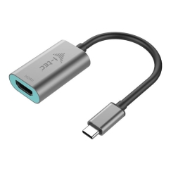 i-tec Metal C31METALHDMI60HZ video kabeļu aksesuārs 0,15 m USB Veids-C HDMI Pelēks, Tirkīzs