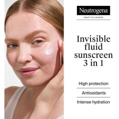„Neutrogena Invisible Hydrating Fluid“ SPF 50 on läbipaistev niisutav vedelik, 50 ml