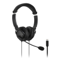 Kensington K97457WW austiņas un brīvroku komplekts Vadu Zvani / mūzika Melns