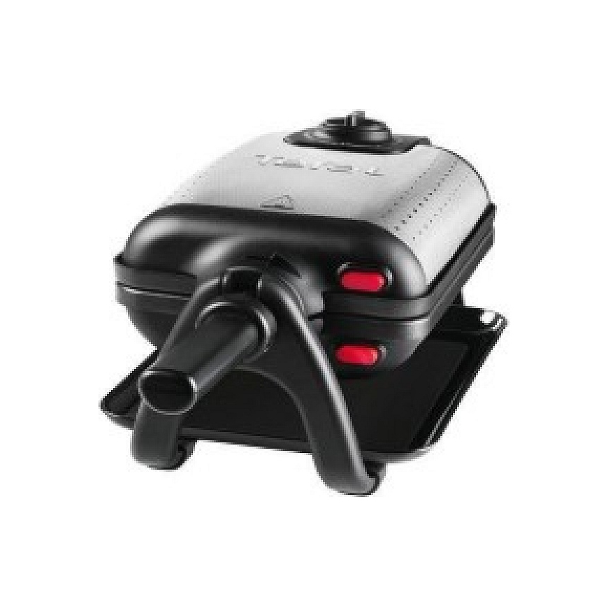 Tefal WM756D waffle iron 2 waffle(s) 1200 W Black, Stainless steel