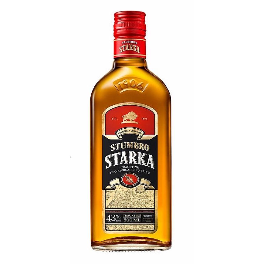 Stumbras Trauktinė STUMBRO STARKA, 43%, 0