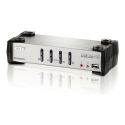 ATEN CS1734B-AT-G KVM jungiklis Juoda, Metalinis ATEN CS1734B-AT-G KVM jungiklis Juoda, Metalinis