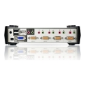 ATEN CS1734B-AT-G KVM jungiklis Juoda, Metalinis ATEN CS1734B-AT-G KVM jungiklis Juoda, Metalinis