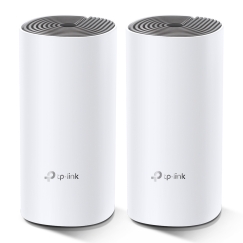 TP-Link Deco E4 (2-pack) Двухдиапазонный (2,4Ггц/5Ггц) Wi-Fi 5 (802.11ac) Белый, Серый Внутренний