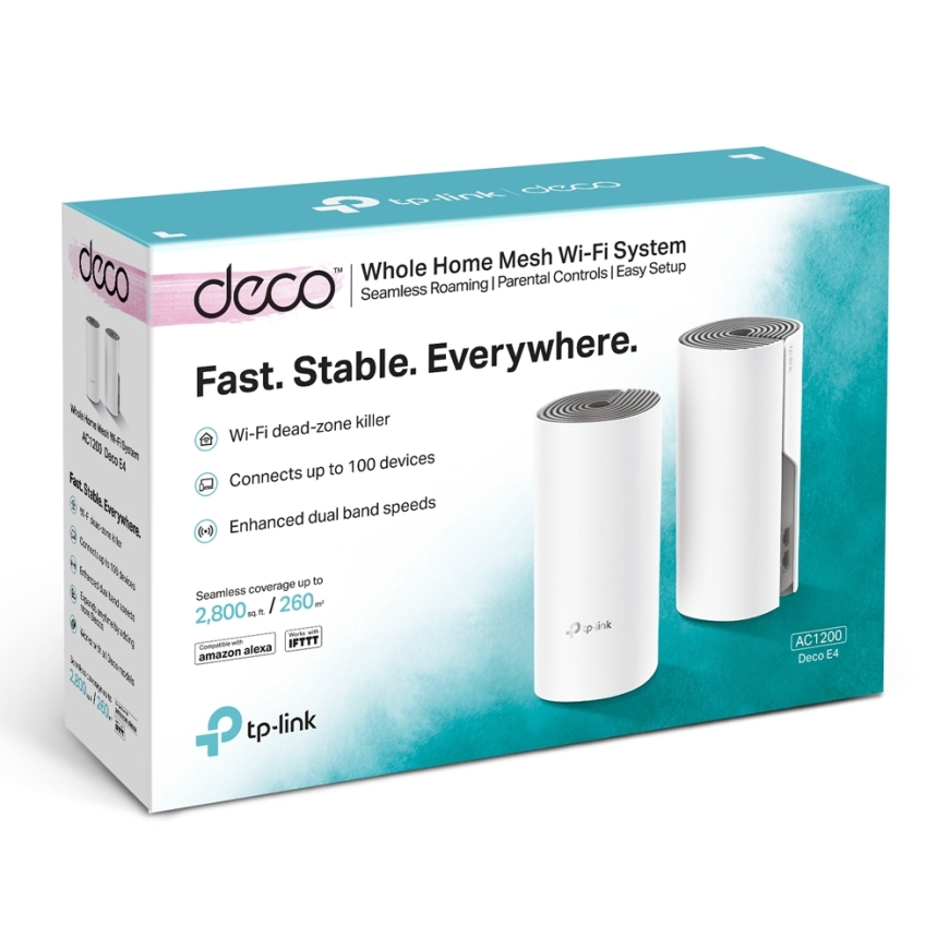 TP-Link AC1200 Deco Whole Home Mesh Wi-Fi System, 2-Pack – 5