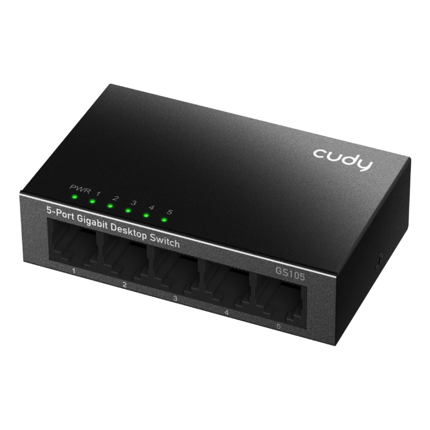 Cudy GS105 network switch Gigabit Ethernet (10/100/1000) Black – 2