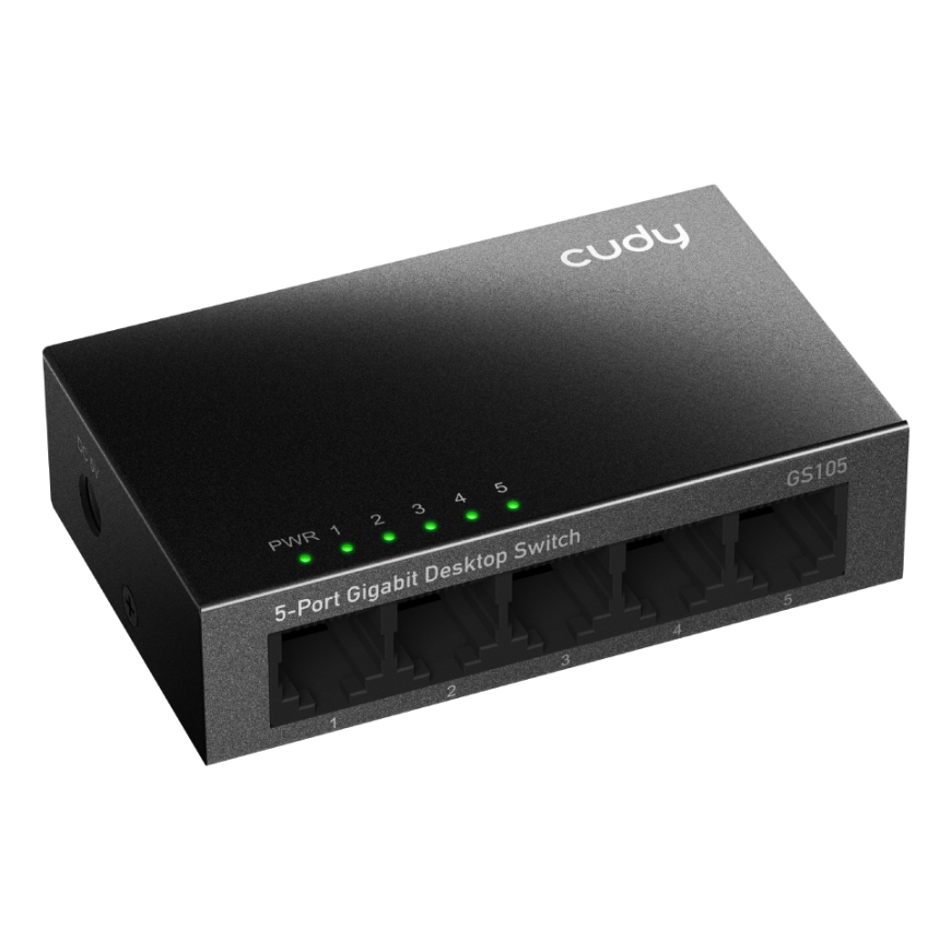 Cudy GS105 network switch Gigabit Ethernet (10/100/1000) Black – 3