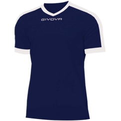 Marškinīši Givova Revolution Interlock tumši zila-balta MAC04 0403 (M)