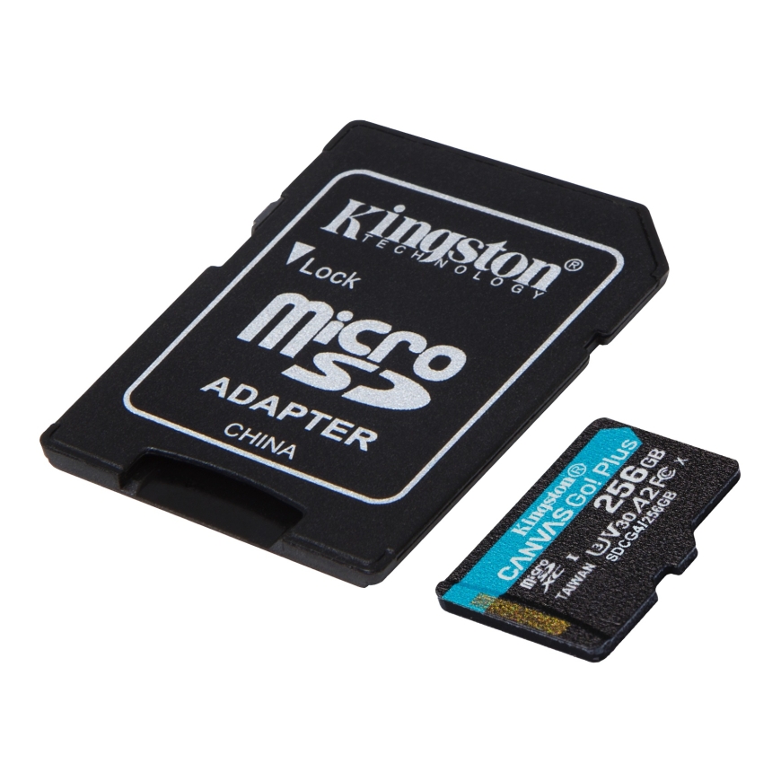 Kingston Technology Canvas Go! Plus 256 GB MicroSD UHS-I Klass 10 – 3