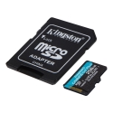 Kingston Technology 256 Gt microSDXC Canvas Go! Plus Gen4 200 Mt/s A2 U3 V30 -kortti + sovitin Kingston Technology 256 Gt microSDXC Canvas Go! Plus Gen4 200 Mt/s A2 U3 V30 -kortti + sovitin