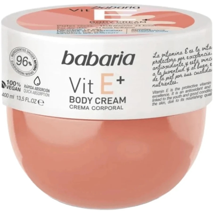 "Babaria" kūno kremas su vitaminu E 400 ml – 3