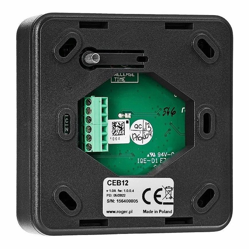 Roger CEB12 contactless exit button – 3