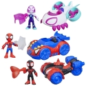 SPIDER-MAN Spidey and His Amazing Friends playset Spidey Vehicle 3-pack SPIDER-MAN Spidey and His Amazing Friends playset Spidey Vehicle 3-pack