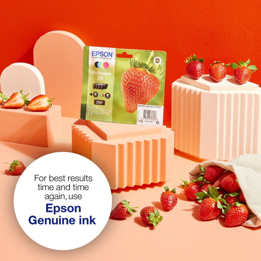 Epson Strawberry C13T29934012 tintes kārtridžs 1 pcs Oriģināls Augsta (XL) produktivitāte Fuksīns – 5