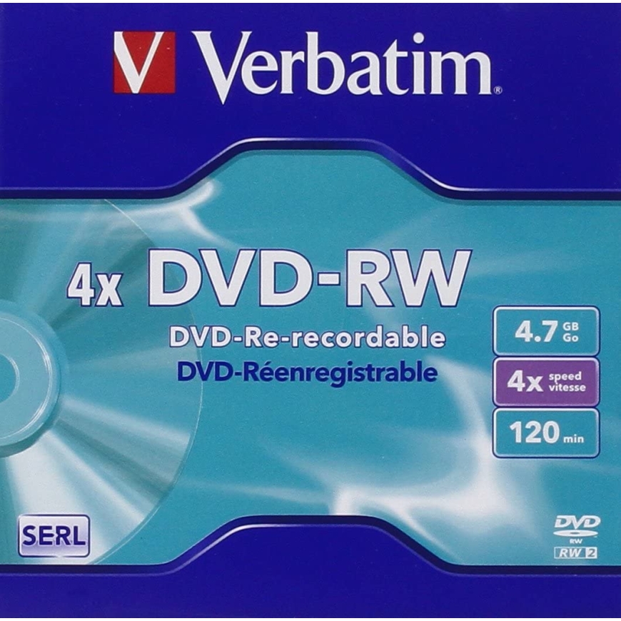 Verbatim DVD-RW Matt Silver 4x 4,7 GB 1 tk