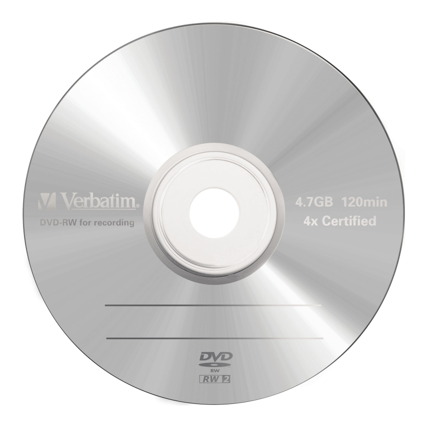 Verbatim DVD-RW Matt Silver 4x 4,7 GB 1 tk – 4