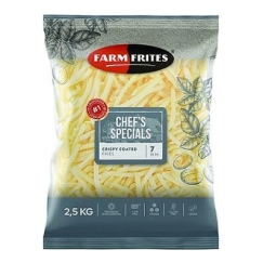 Šaldytos bulvytės FARM FRITES Crispy Coated, 7 mm, 2,5 kg