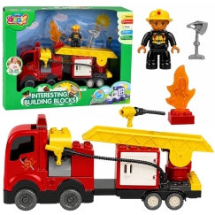 Набор пожарного Lean Toys, красный и желтый