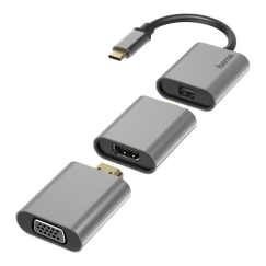 Hama 00200306 USB графический адаптер 4096 x 2160 пикселей Серый