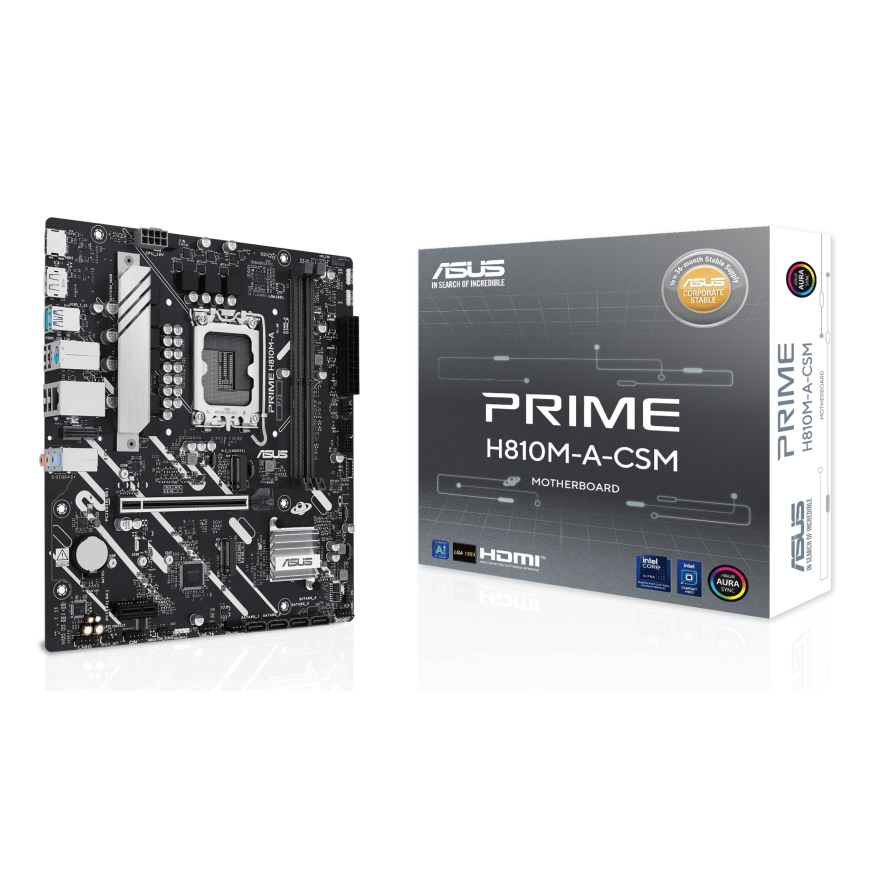 ASUS PRIME H810M-A-CSM Intel H810 LGA 1851 (Socket V1) Микро ATX