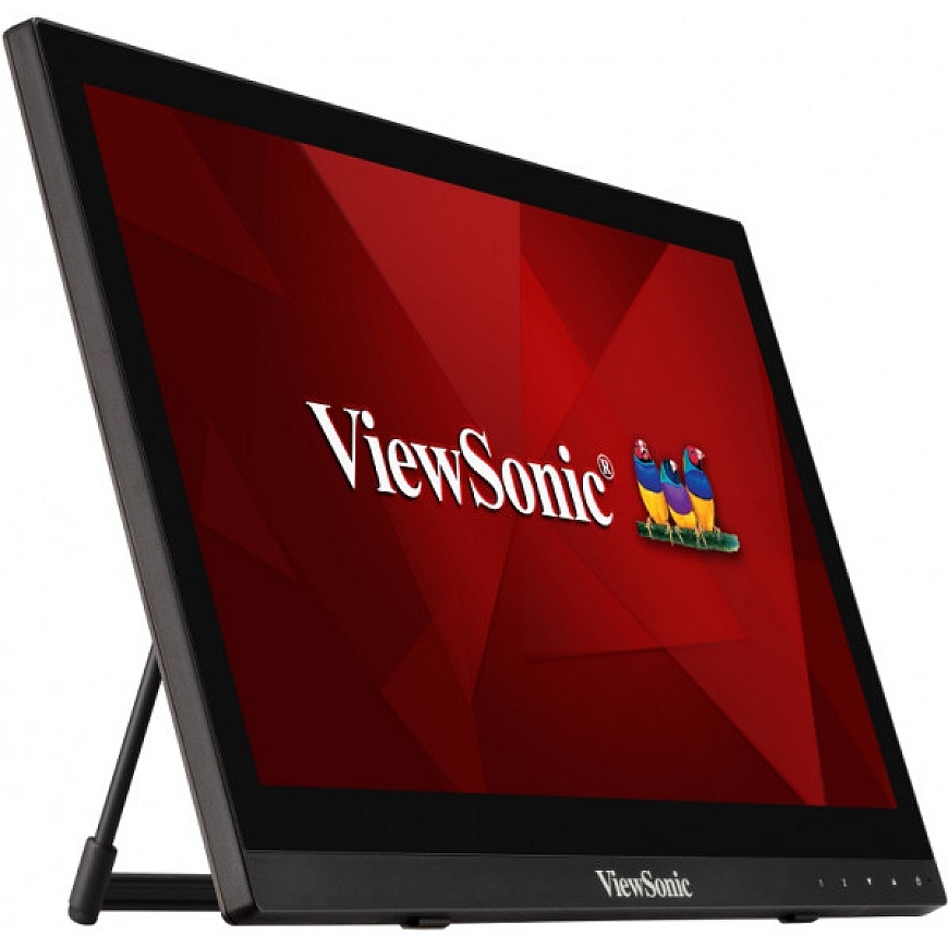 Viewsonic TD1630-3 tietokoneen litteä näyttö 39,6 cm (15.6") 1366 x 768 pikseliä HD LCD Kosketusnäyttö Monikäyttäjä musta – 3
