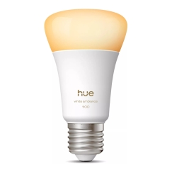Philips Hue LED smart bulb, White ambiance, E27, 1100 lm