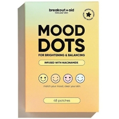 Breakoutaid Mood Dots punktuālās līdzekļi pret pūtītēm ar niacinamīdu, 48 gab.