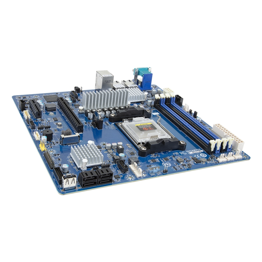 Gigabyte MC13-LE1 emaplaat 1x AM5 AMD Epyc 4004/Ryzen 7000 B650E (4xDIMM, 4x SATA, 1xM.2, 2x10Gbe, IPMI, mATX) – 4